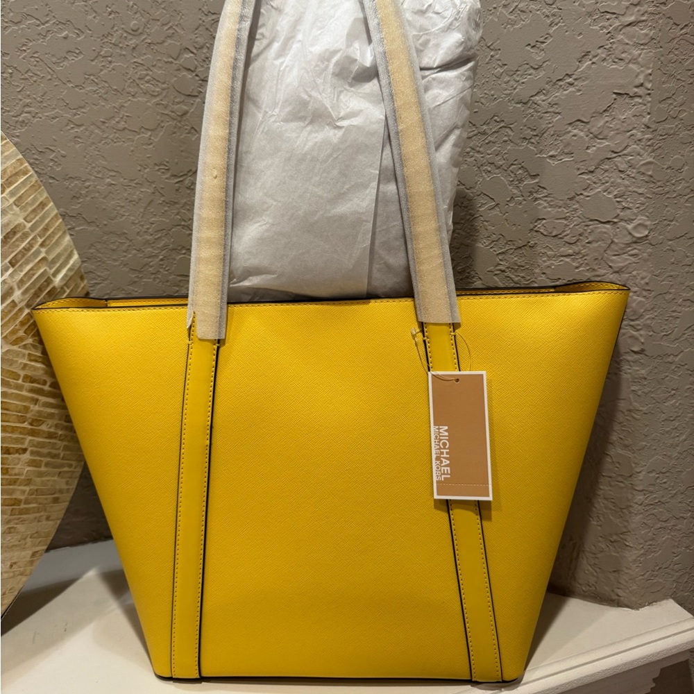 Michael Kors Sunny Yellow Tote - Picture 2 of 3